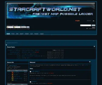 Starcraftworld.net(StarCraft World) Screenshot