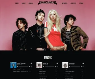 Starcrawlermusic.com(Starcrawler) Screenshot