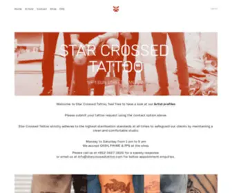 Starcrossedtattoo.com(Hong Kong's most trusted name in tattooing since 2005. Our focus) Screenshot