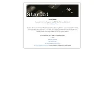 Stardot.org.uk(Stardot) Screenshot