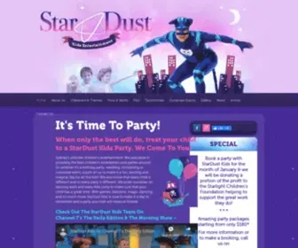 Stardustkids.com.au(Children's Entertainers) Screenshot