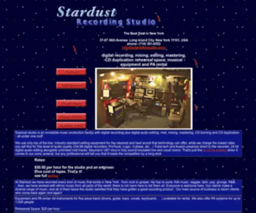 Starduststudio.com(Stardust Studio) Screenshot