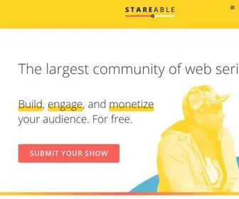 Stareable.com(Discover the Next Great Web Series) Screenshot