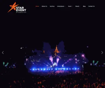 Stareventproduction.com(Best Event Management Company in Myanmar) Screenshot