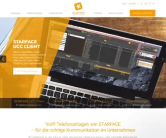 Starface.com(Die preisgekrönte IP Telefonanlage für Ihr Unternehmen) Screenshot