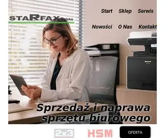 Starfax.com.pl(Kopiarek, naprawa drukarek) Screenshot