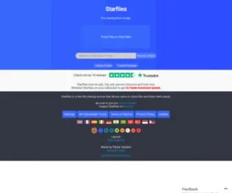 Starfiles.co(File sharing done simple) Screenshot