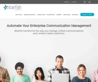 Starfishassociates.com(Starfish Associates Automate Enterprise Communication Management) Screenshot