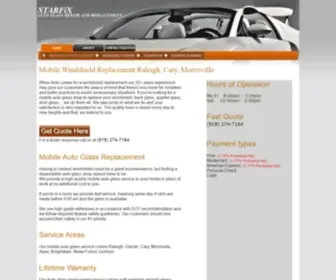 Starfix.org(Mobile Auto Glass Repair & Replacement in Raleigh) Screenshot