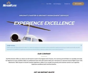 Starfliteaviation.com(Excellence. From the ground up. Starflite Aviation) Screenshot