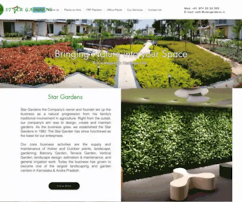 Stargardens.in(Star Gardens Provide Plants for Rental Basis Having a Wide Range of Indoor Plants & Outdoor Plants for Corporate Companies) Screenshot