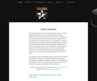 Stargarrison.com(Star Garrison of the 501st Legion) Screenshot