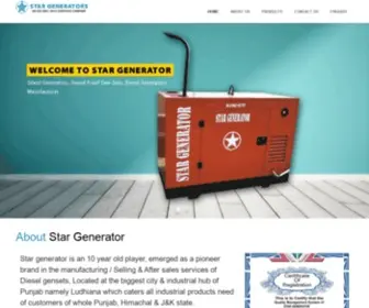 Stargenset.com(Silent Generator Manufacturer) Screenshot