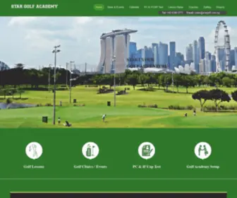 Stargolf.com.sg(StarGolf Academy Singapore) Screenshot