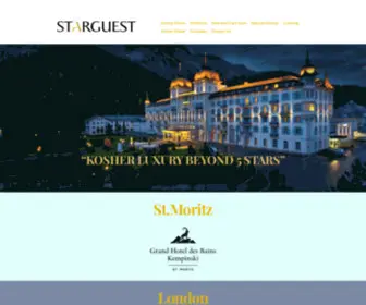 Starguest.com(Kosher Luxury Beyond 5 Stars) Screenshot