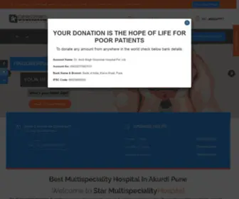 Starhospitalpune.com(Best Multispeciality Hospital in Akurdi Pune) Screenshot