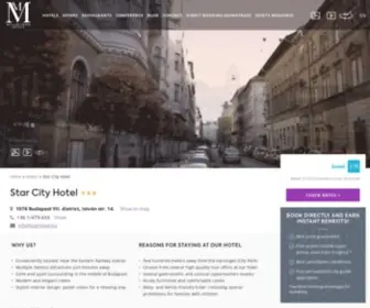 Starhotel.hu(The three) Screenshot