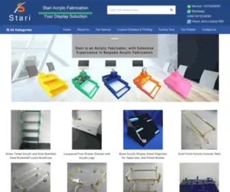 Stariacrylic.com(Stari Acrylic Fabrication Factory) Screenshot