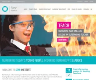 Starinstitute.org.uk(Star Teaching School Hub Network) Screenshot