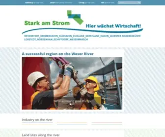 Stark-AM-Strom.de(A successful region on the Weser River) Screenshot