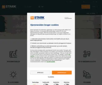 Stark.dk(Landsdækkende byggemarked og tømmerhandel med salg til både private og professionelle) Screenshot