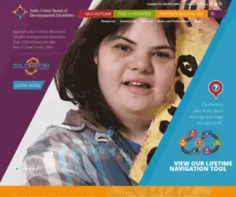 Starkdd.org(Stark County Ohio Board of Developmental Disabilities) Screenshot