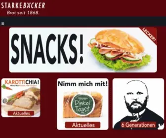 Starke-Baecker.de(Starke Bäcker) Screenshot