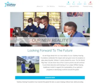 Starkeyhearingfoundation.org(Starkey Hearing Foundation) Screenshot