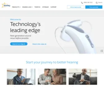 Starkeyhearingtechnologies.com(Starkey Hearing Technologies) Screenshot