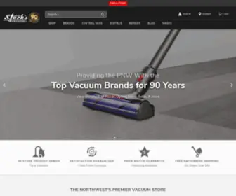 Starks.com(Stark's Vacuums) Screenshot