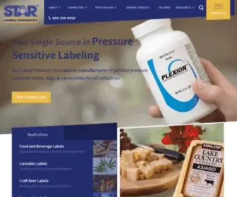 Starlabel.com(Star Label Products) Screenshot