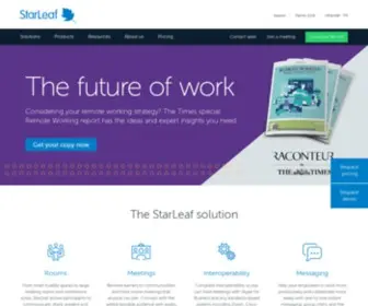 Starleaf.com(Professional video meetings) Screenshot