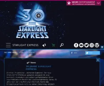 Starlight-Express.de(STARLIGHT EXPRESS) Screenshot