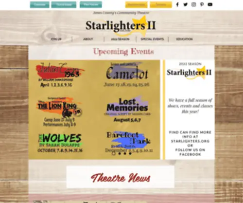 Starlighters.org(Starlighters II Theatre) Screenshot