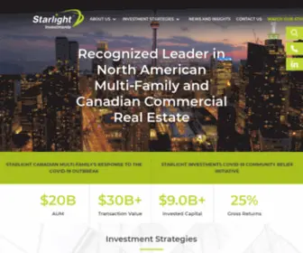 Starlightinvest.com(Global Real Estate Investment & Asset Management) Screenshot