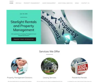 Starlightrentals.ca(Starlight Rentals and Property Management) Screenshot