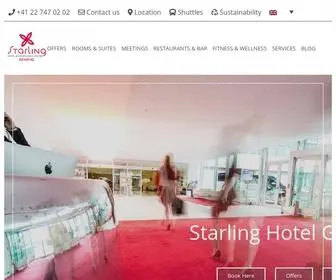 Starling-Hotel-Geneva.com(Starling Hotel Geneva) Screenshot