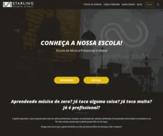 Starlingacademy.com.br(Starling Academy of Music) Screenshot