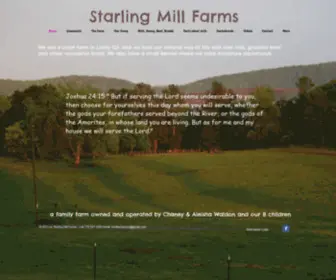 Starlingmillfarm.com(Starling Mill Farms) Screenshot