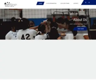 Starlingsvolleyballcola.org(Volleyball Club) Screenshot