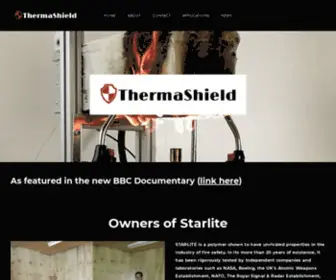 Starlitethermashield.com(Thermashield, LLC Company website) Screenshot