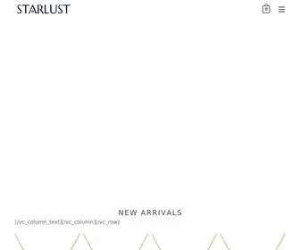 Starlustjewelry.com(Astrological jewelry) Screenshot