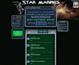 Starmarines.de(Science-Fiction Browserspiel) Screenshot