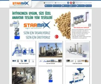 Starmax.com.tr(Starmax Feed mill machines) Screenshot