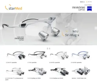 Starmed-Technik.de(Hersteller ZEISS Lupenbrillen) Screenshot