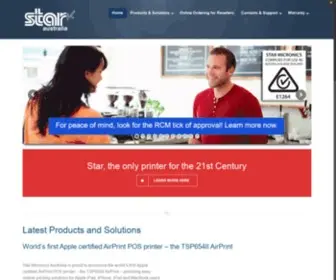Starmicronics.com.au(Star Micronics POS Printers & Solutions) Screenshot