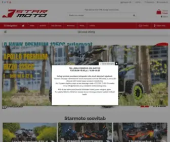 Starmoto.ee(Suurim valik motokaupa ja tehnikat) Screenshot