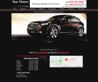 Starmotorsga.com(Star Motors) Screenshot