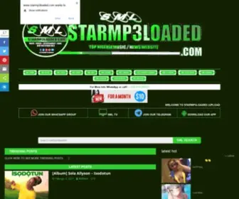 StarMP3Loaded.com(TOP NIGERIA MUSIC WEBSITE) Screenshot