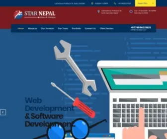 Starnepal.com(Star Exploring NepalStar Exploring Nepal) Screenshot
